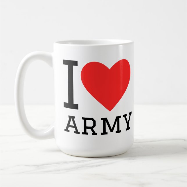 I love the army coffee mug (Left)