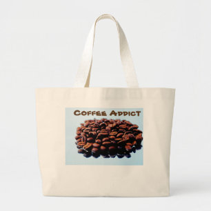 I Love the Aroma of Coffee Large Tote Bag