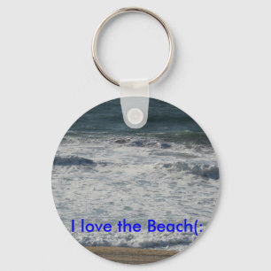 I love the Beach(: Key Ring