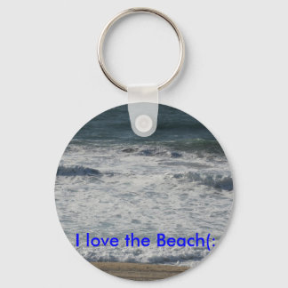 I love the Beach(: Key Ring