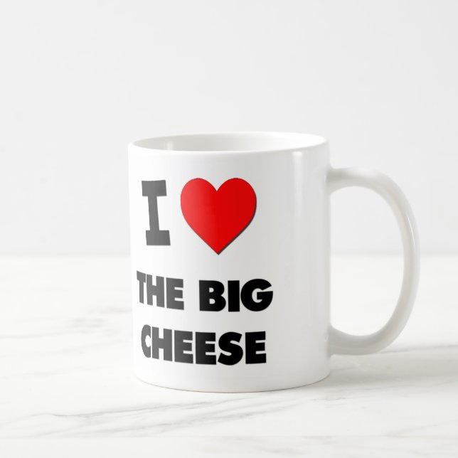 I Love The Big Cheese Coffee Mug (Right)
