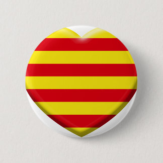 I love the Catalans 6 Cm Round Badge