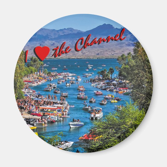 I Love the Channel Magnet (Front)