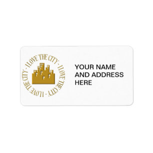 I love the city label