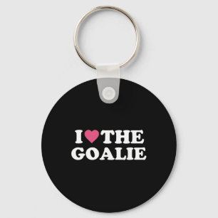 I Love The Goalie Cute Soccer Goalie Family Grandm Key Ring