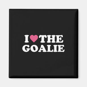 I Love The Goalie Cute Soccer Goalie Family Grandm Magnet