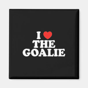 I Love The Goalie Heart Soccer Hockey Sport Goalie Magnet