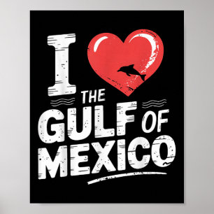 I Love The Gulf Of Mexico I Heart The Gulf Of Mexi Poster