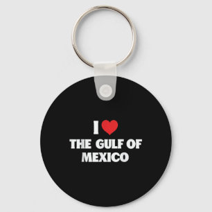 I Love The Gulf Of Mexico Usa Funny Meme Key Ring