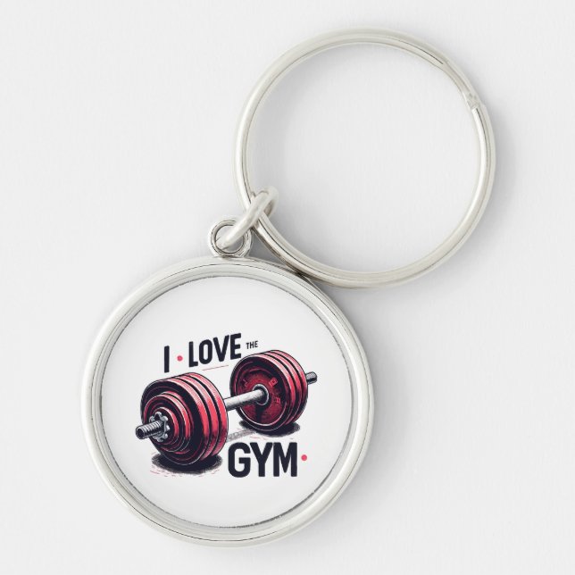 I love the gym key ring (Front)