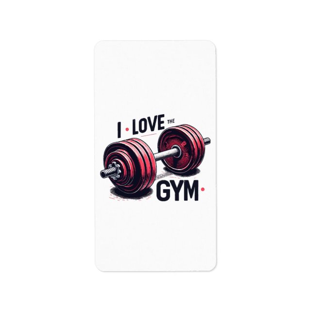 I love the gym label (Front)