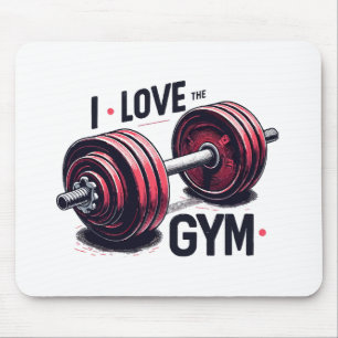 I love the gym mouse mat
