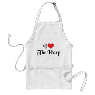 I Love The Harp Standard Apron