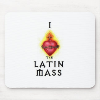 I LOVE the Latin Mass Sacred Heart of Jesus Mouse Mat