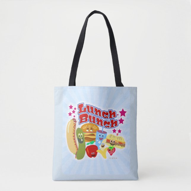 I Love The Lunch Bunch Tote Bag (Front)