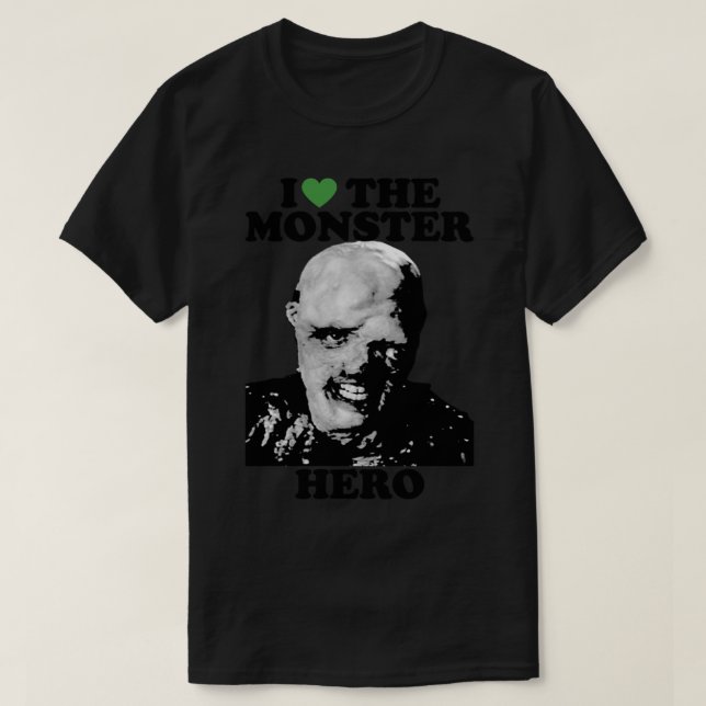 I Love The Monster Hero  Classic T-Shirt (Design Front)