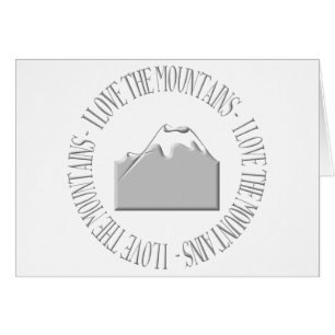 I love the mountains