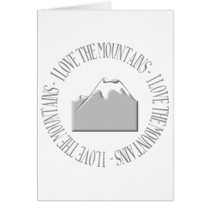 I love the mountains