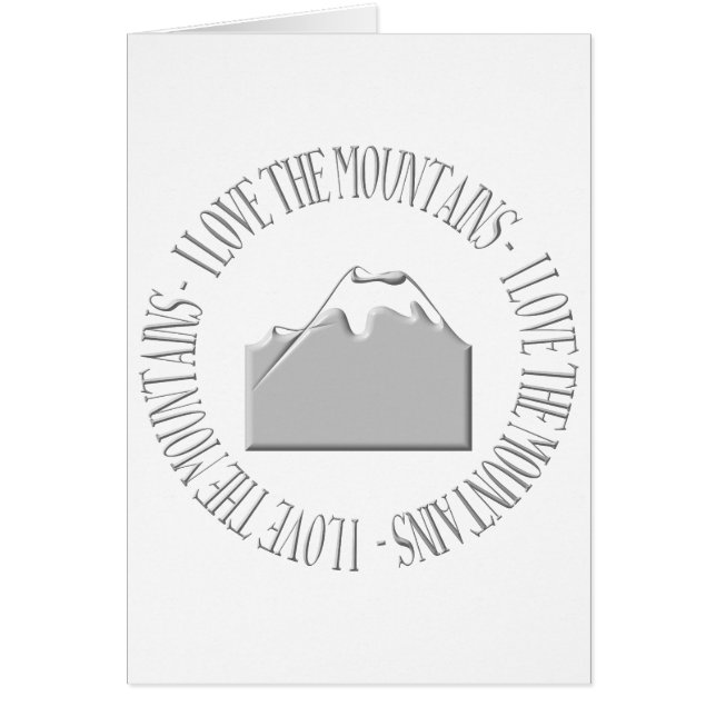 I love the mountains (Front)