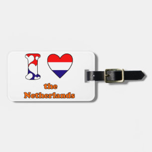 I love the Netherlands Luggage Tag