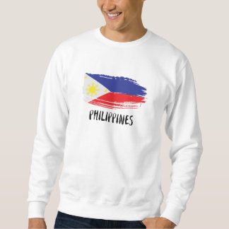 I Love the Philippines with Flag Sweatshirt