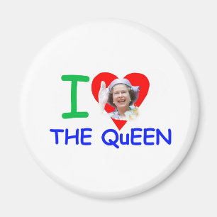I love the Queen - Queen Elizabeth II Magnet