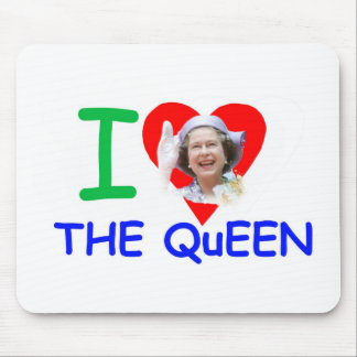 I love the Queen - Queen Elizabeth II Mouse Mat