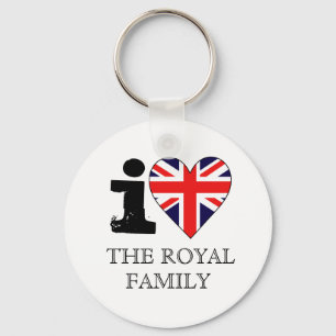 I Love the Royal Family Keychain