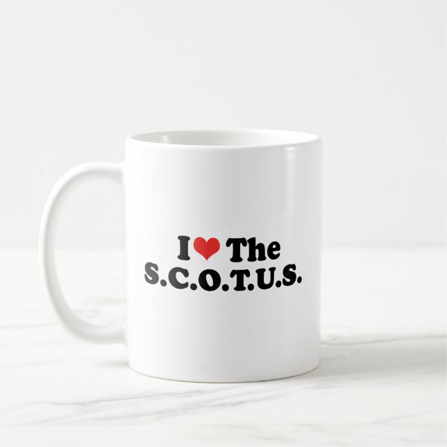 I LOVE THE SCOTUS - .png Coffee Mug (Left)