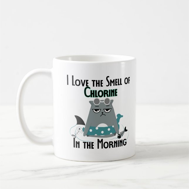 I Love the smell of Chlorine 02.w Coffee Mug (Left)