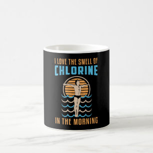 I Love The Smell Of Chlorine Swimming Swimmer Swim Coffee Mug