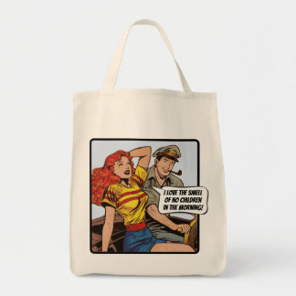 I love the smell of no children in the morning!  tote bag