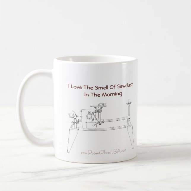 "I Love the Smell of Sawdust in the Morning"  Mug (Left)