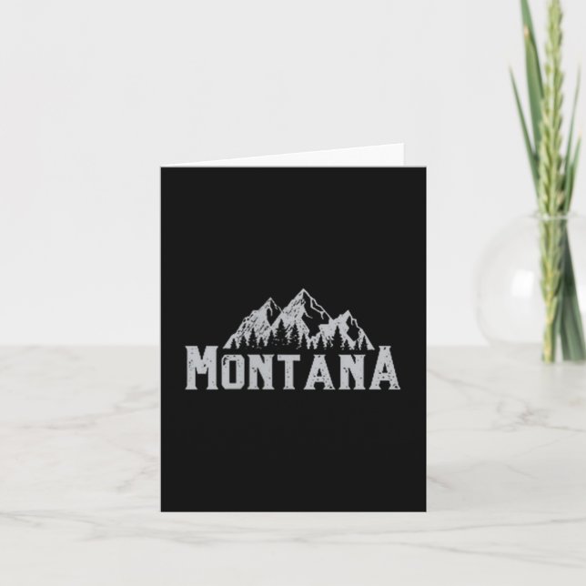 I Love The State Of Montana My Sweet Home Is Calli Card (Front)