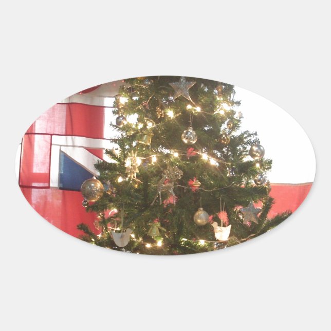 I Love The United Kingdom Holiday Special Event Ar Oval Sticker (Front)