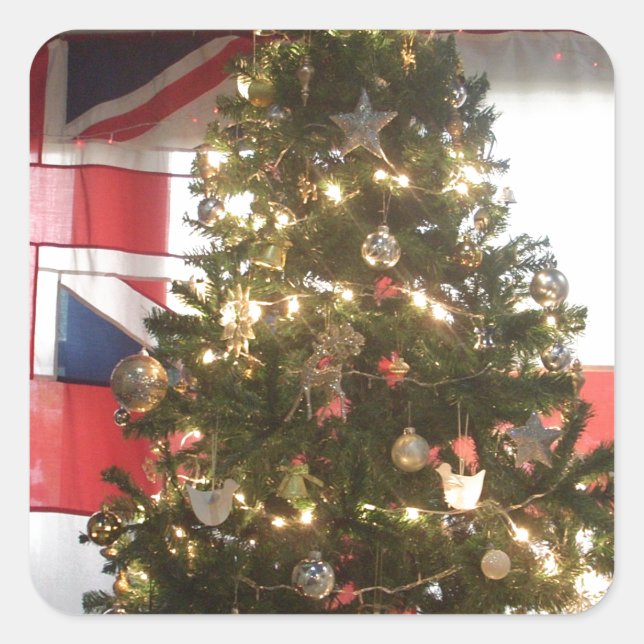 I Love The United Kingdom Holiday Special Event Ar Square Sticker (Front)