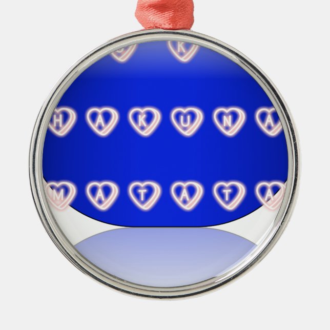 I love The United Kingdom Metal Tree Decoration (Front)