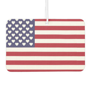 I LOVE THE UNITED STATES OF AMERICA CAR AIR FRESHENER