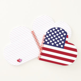 I LOVE THE UNITED STATES OF AMERICA NOTEBOOK