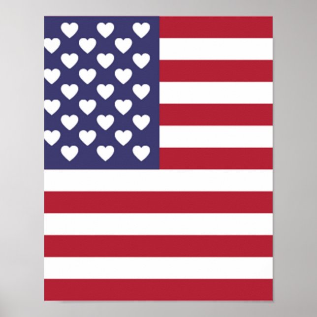 I LOVE THE UNITED STATES OF AMERICA POSTER (Front)