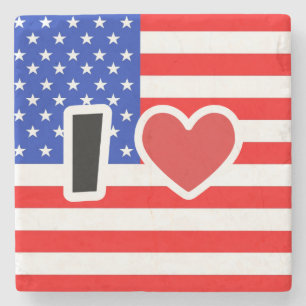 I love the USA Stone Coaster