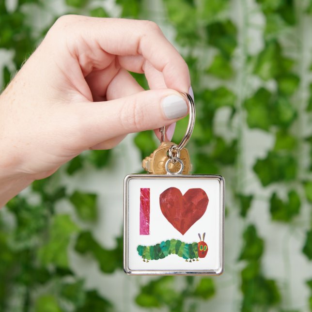 I Love The Very Hungry Caterpillar Key Ring (Hand)