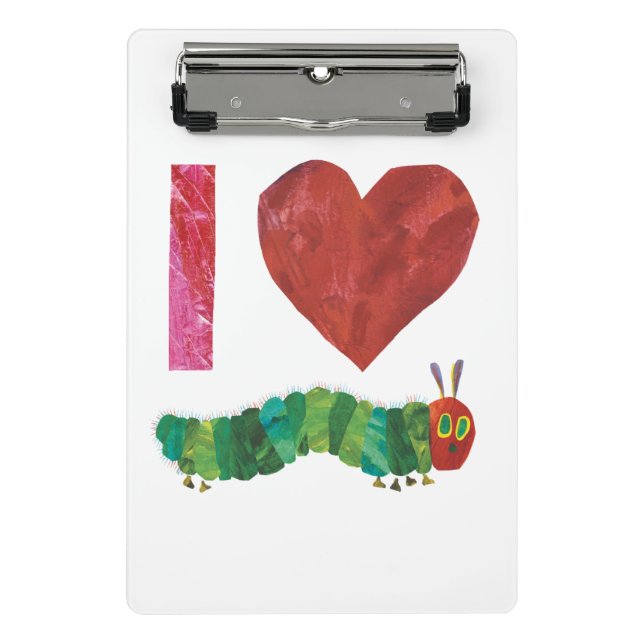 I Love The Very Hungry Caterpillar Mini Clipboard (Front)