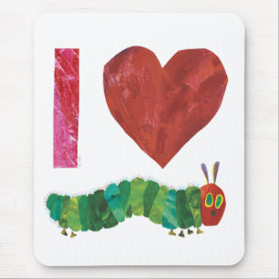 I Love The Very Hungry Caterpillar Mouse Mat