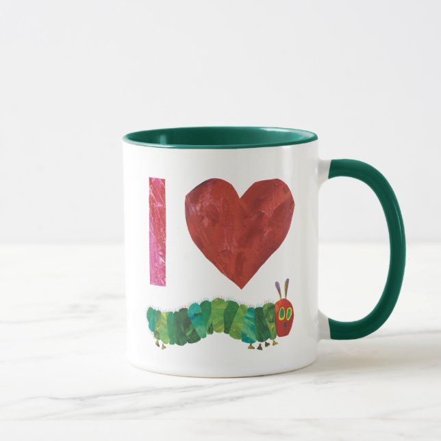 I Love The Very Hungry Caterpillar Mug (Right)