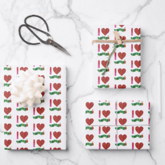 I Love The Very Hungry Caterpillar Wrapping Paper Sheet