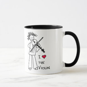 I Love The Violin Mug for the Violin Site Store