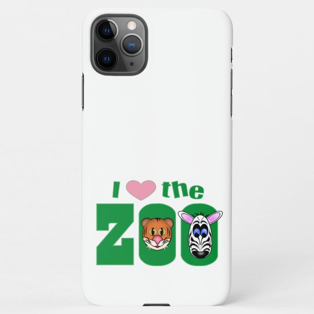 I Love the ZOO iPhone Case (Back)