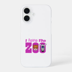 I Love the Zoo iPhone Case