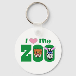 I Love the ZOO Key Ring